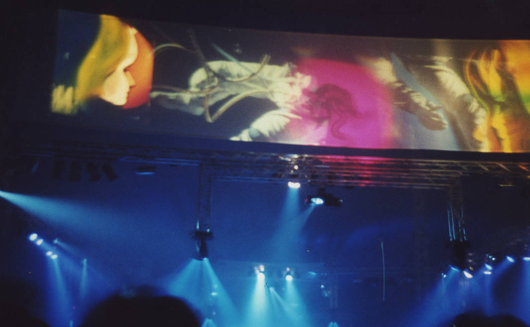 judocus, 3FM, tent, visuals, pinkpop, 2000, projecties,