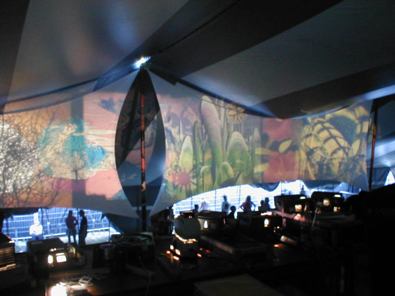 Indian, Summer, festival, judocus, visuals, vj, broek, langendijk, 2003, slides, in , motion