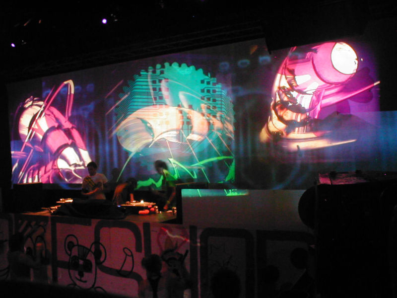 The Matrixx, Nijmegen, 2008, visuals, judocus, vj