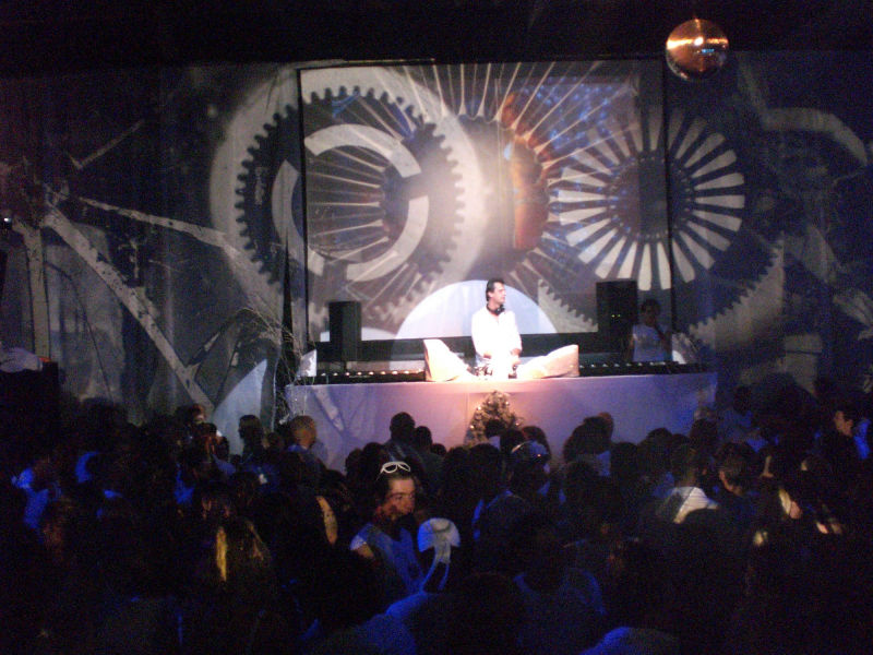 judocus, projections, live, visuals, Crazyland, NorthSeaVenue, 2009