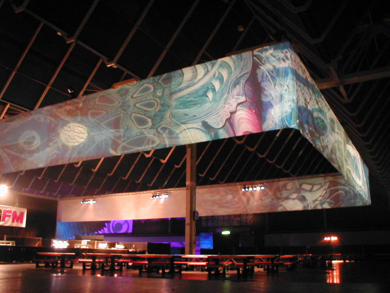 Visuals, judocus, projecties,visuals, Essence, dancevent, 2009, Jaarbeurshallen, Utrecht