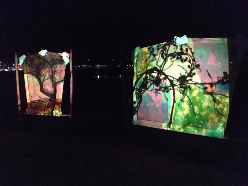 ADNIGHT, 1stadthouderskade, AMP, buiten, projecties, visuals, judocus, slidesinmotion, amsterdam, 2019